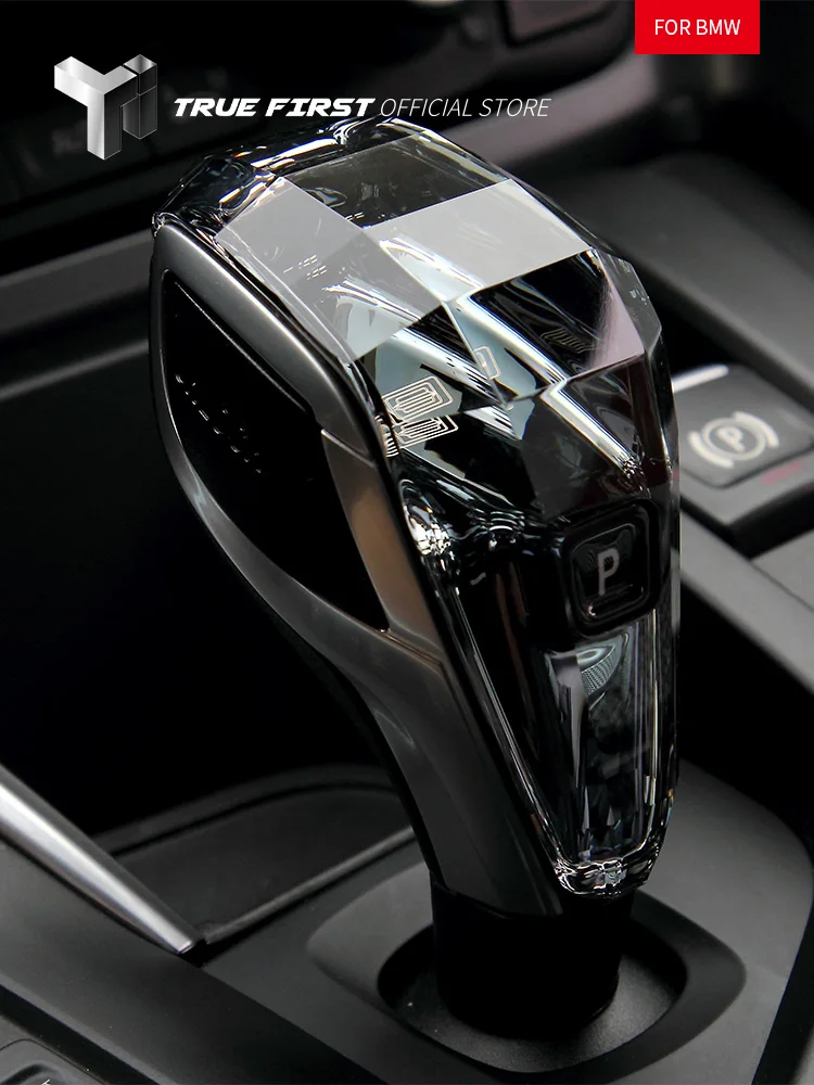 

Car Accessories Crystal Gear Shift Knob and Multimedia Knob and Start-stop Button Set For BMW i8 I12 I15 2014-2020