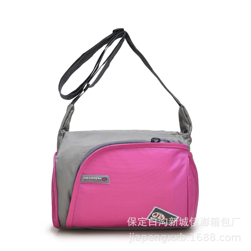 

2018 New Style Waterproof Nylon Bag Casual Messenger Bag Dumpling Making Oxford Cloth Diaper Bag Large Capacity