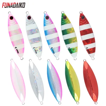 

FUNADAIKO slow jigs Metal bait Jigging Sinking Glow Jigs 60g 80g100g 120g 150g Fishing Jigs pesca jig lure metal fishing lures