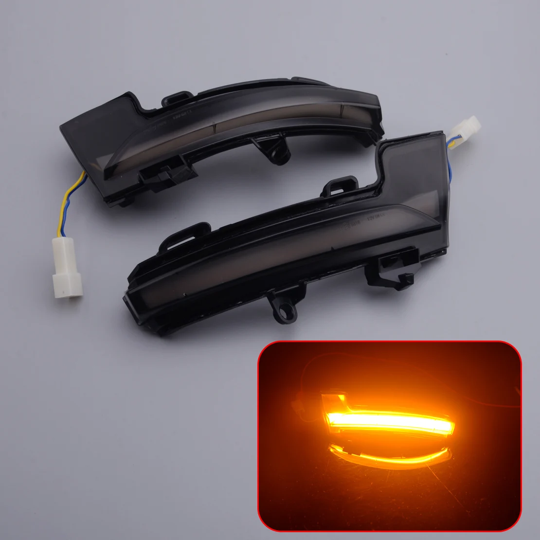 Dynamic Sequential Amber Turn Signal LED Rearview Mirror Indicator Blinker Light Led Lamp fit for Skoda Octavia Mk3 5E 2013-2019 |