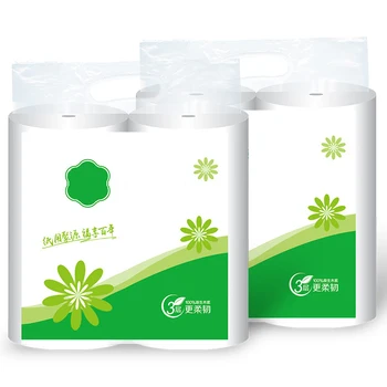 

2 Rolls Toilet Paper Tissue Soft White Skin-Friendly 3 Layers for Home Bathroom New TSH Shop