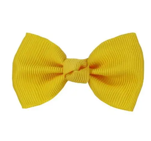 color 4 5 шт., для новорожденных, детей, милые, 2,75 дюймов, мини, корсажная лента, бант с зажимами, заколки-пряжки для волос, Детские банты, аксессуары - Цвет: color 4