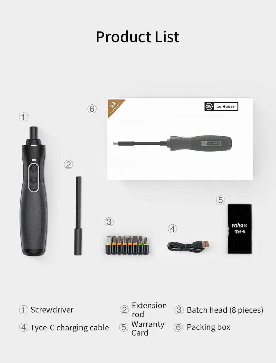 Xiaomi Mijia Screw driver zu Hause Wiha Screw-driver Electric Rechargeable Cordless Screw-driver Ma