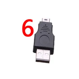 Несколько стилей USB OTG Mini USB Micro 5pin адаптер переходник USB мужчин и женщин Micro USB адаптер гаджеты - Цвет: 6