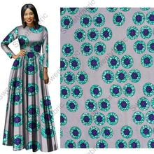 Хлопчатобумажная африканская Ткань Голландский паганский цветочный принт супер воск высокого качества Nederland Анкара Холланд нигерийский для DIY вечерние платья