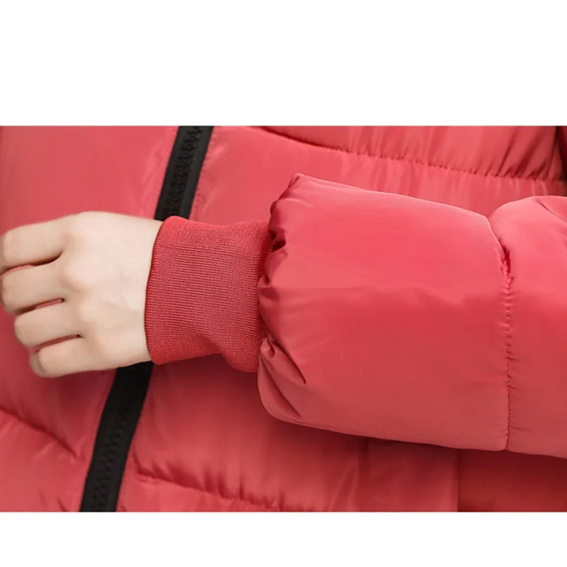 UHYTGF новые женские хлопковые пальто корейские XL-7XL плюс размер парка женский пуховик хлопковая куртка теплые длинные Утепленные зимние пальто для женщин X542