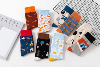 

New Arrival Couple Socks MEN'S Socks Comfortable and Breathable Cotton Socks Street Style Hip HOP Skates Socks Men's Sports soc
