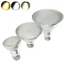 

High Power E27 14W 24W 30W LED Dimmable Spotlight Bulb 2835 SMD PAR20 PAR30 PAR38 Lamp Light Warm White Lamp Bright Corn Light