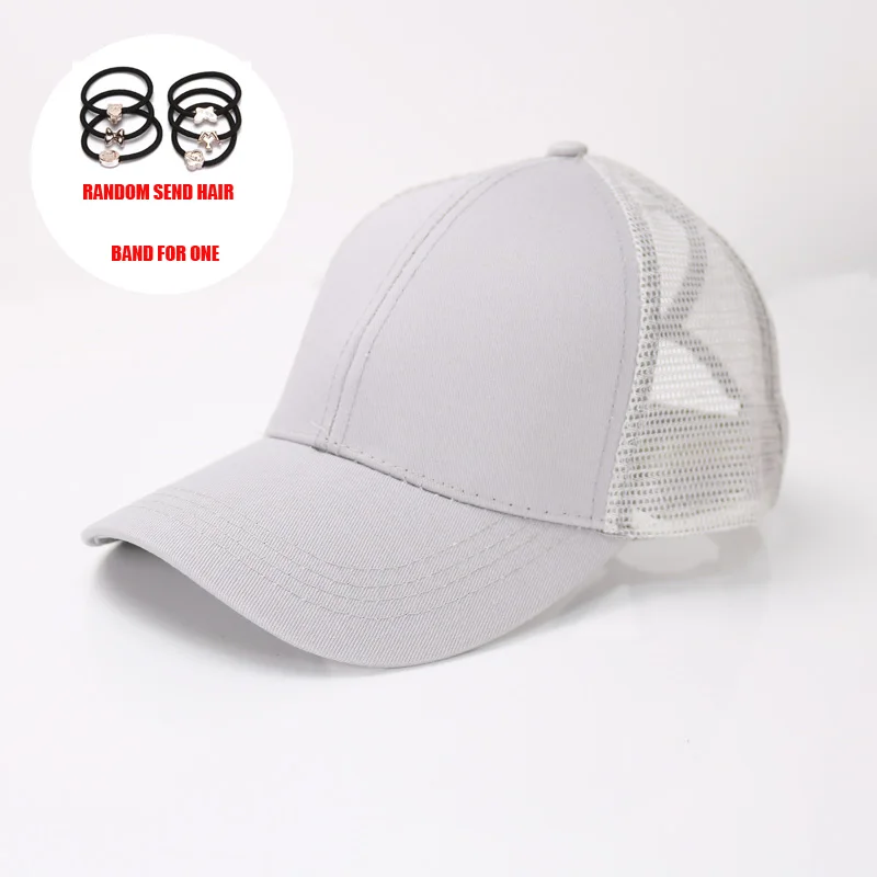 Женская бейсбольная кепка Ponytail Messy Bun Snapback, летние сетчатые шляпы, Повседневная Спортивная Кепка с блестками, Прямая, шапка, уличная одежда шляпа - Цвет: B-11