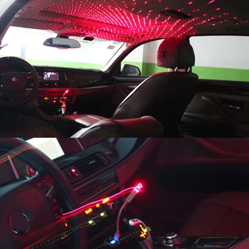 Roof Night Light Usb Star Lights Car Ceiling Decorative Lamp Magic