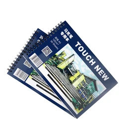 TOUCHNEW 30 Sheets A5 Mark Sketch Hand-Painted Design Notebook White Paper School Stationery Notepad