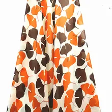 Прямая с фабрики 75D перламутровая шифоновая ткань с принтом Европейская и американская Весенняя и Летняя мода женское платье рубашка ткань