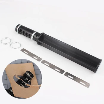 

1 set Swivel Leather Strip Strap Leather craft Tool Hand Cutter Leather craft Knife with 3 Blades DIY Leather belt Cutting Tool