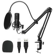 USB bm 800 Студийный микрофон профессиональный микрофон bm800 конденсаторный аудио звук Запись микрофон для компьютера