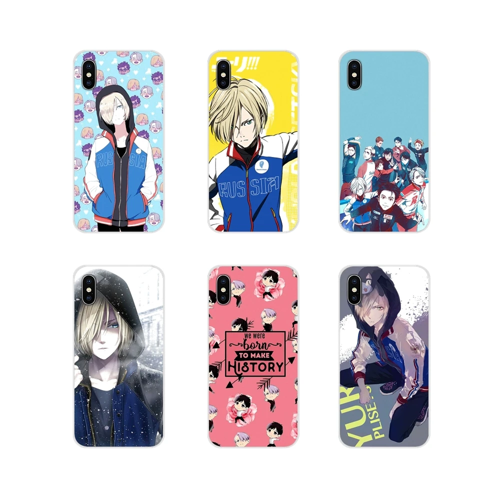 Чехол для телефона с рисунком аниме YURI on ICE Yuri Plisetsky Xiaomi Mi4 Mi5 Mi5S Mi6 Mi A1 A2 5X 6X 8 9 Lite SE Pro