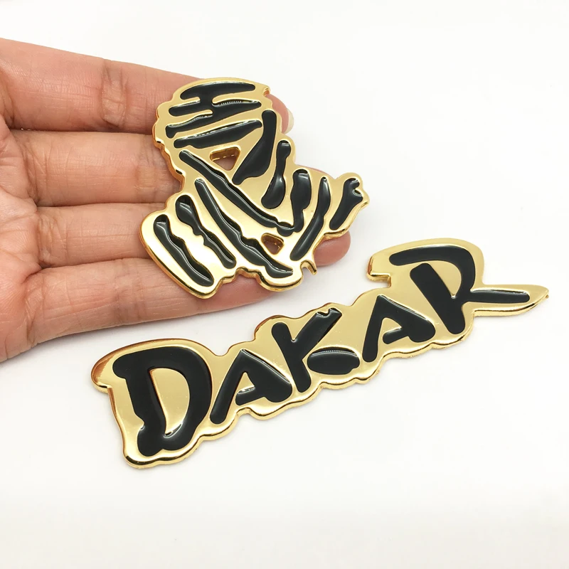 Автомобильный Стайлинг, 1 шт., 3D Алюминиевый логотип DAKAR, эмблема, значок, наклейки для внедорожника, пикап, 4X4, автомобильные аксессуары для мотоцикла и автомобиля
