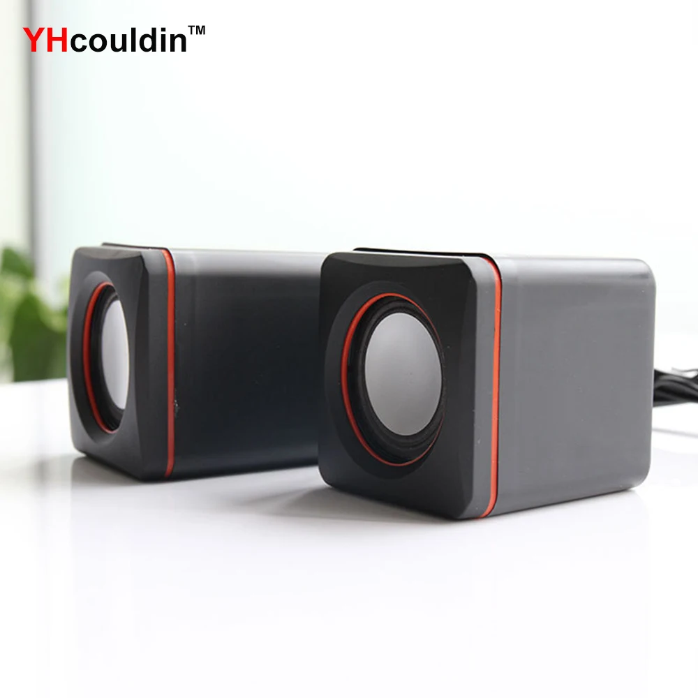 

USB Wired Computer Speakers Mini Portable Music Stereo Notebook Powerful Speaker For Laptop Desktop