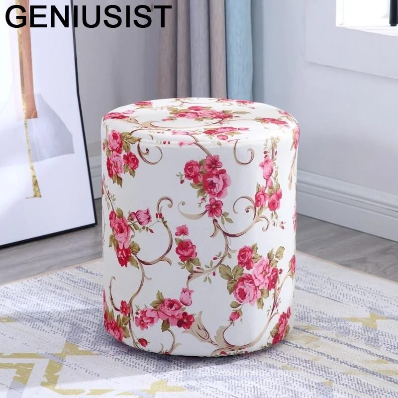

Kid Vestidor Storage Nordic Furniture Taburete Cocina Footstool Step Sgabello Tabouret Change Shoes Poef Ottoman Foot Stool