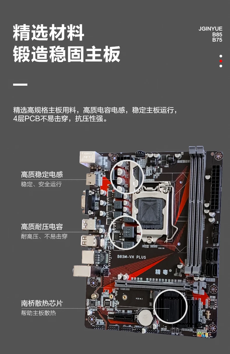 China Computador B85 X79 X99 Placa-mãe Jogo Cpu B75 - H61 China computador b75 h61 b85 x79 x99 placa-mãe jogo cpu