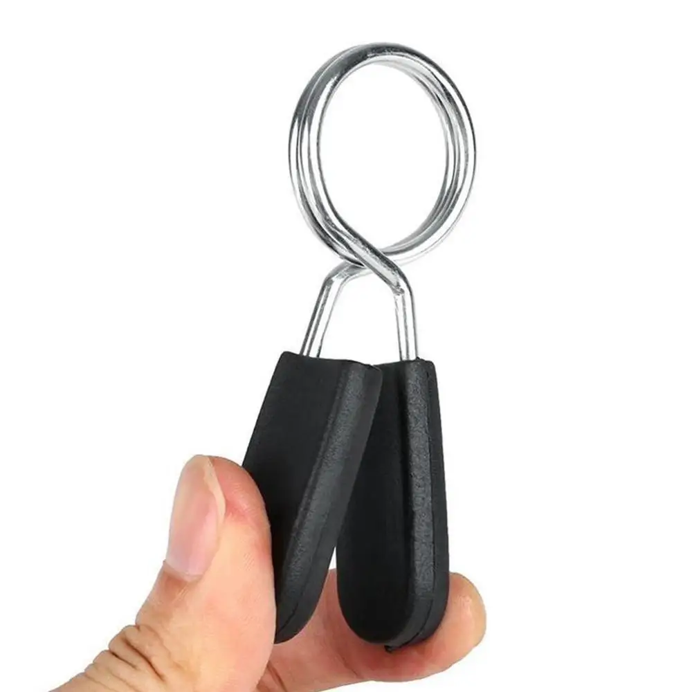 Bar Lock 2pcs 30mm Barbell Gym Weight Lifting Bar Dumbbell Lock Clamp Spring Clips Collar