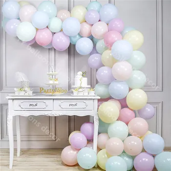 

Balloon 1 Kit 10inch Macaroon Color Latex Birthday Party Decoration Kid Wedding Baby Shower Party Balloon Arch