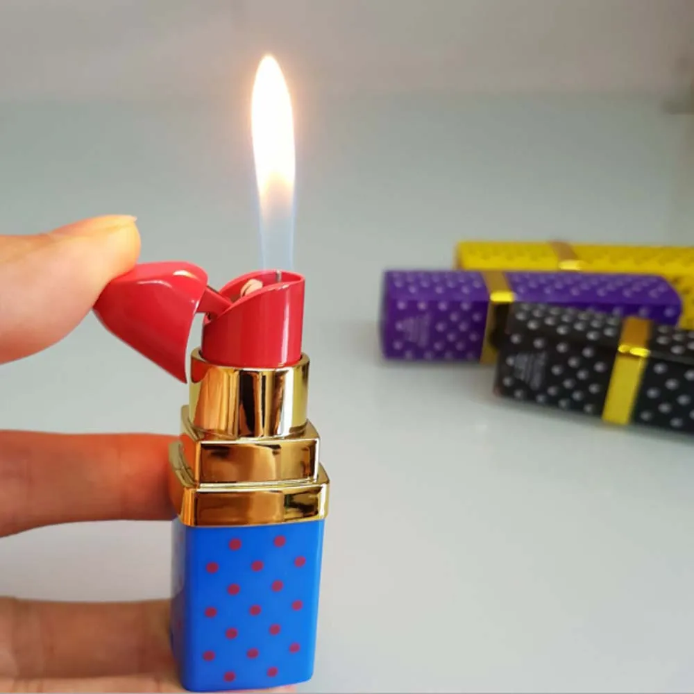 100 шт губная помада газовая зажигалка
