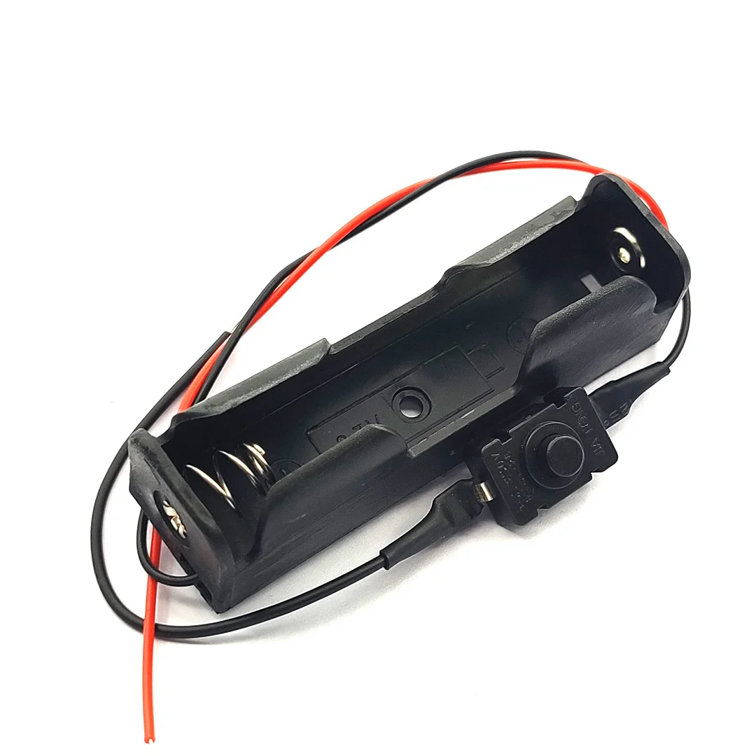 18650 Battery Holder 18650 Battery Box With Switch 1 Slot 3.7v Lithium Case Storage Box