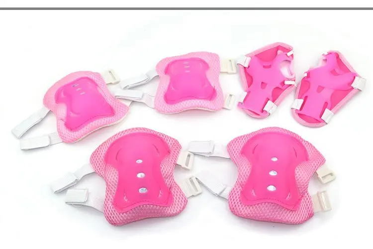 Children's Protective Gear Bicycle Electric Balance Car Twisted Car Protector Kneepad Elbow Pads Wristband 6 Pieces/Set