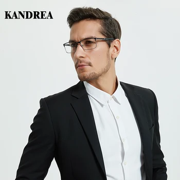 

Kandrea classic men frame eyeglasses fashion popular lightweight square frame glasses