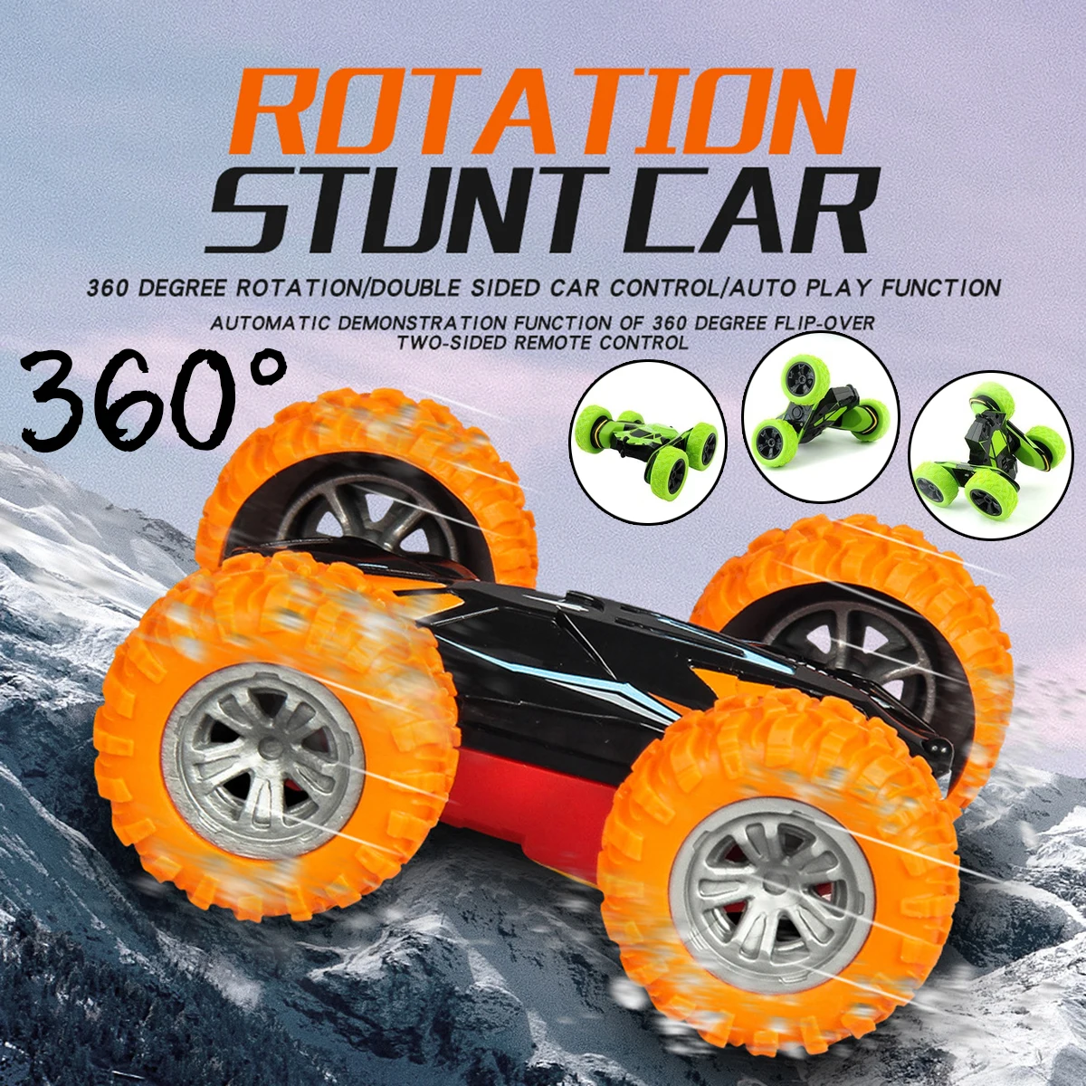 3D флип робот RC игрушечный автомобиль двухсторонний пульт дистанционного