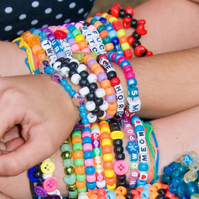 Starry Night Clay Bead Bracelet 