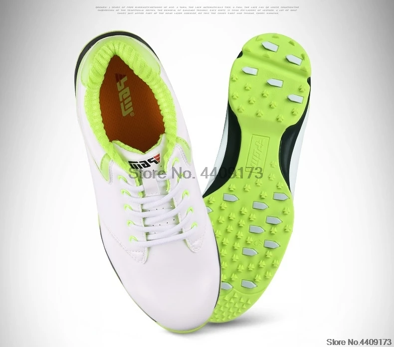 Pgm Женская водостойкая обувь для гольфа на шнуровке дышащие спортивная обувь Professional Нескользящие амортизирующие кроссовки AA10093
