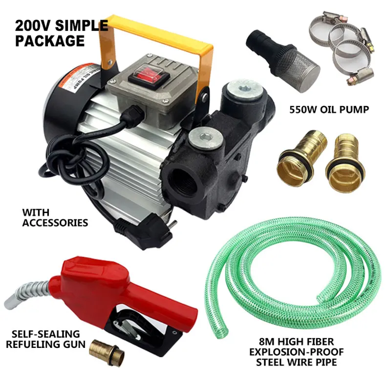 Electronicmeteringoilpumpcarrefuelingmachine12V24V220V750W