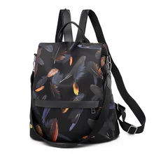 Супер огнеупорный рюкзак женский стиль универсальный стиль Противоугонный Оксфордский тканевый рюкзак женский двойной наплечный мешок