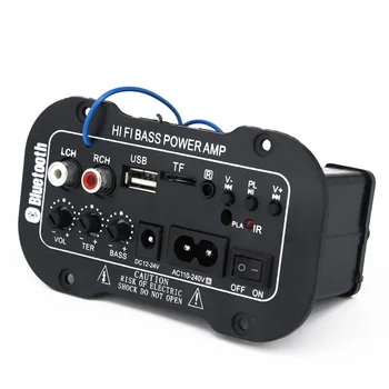 

Vehicle Car Bluetooth Hifi Power Bass Stereo Amplifier AMP USB Remote Practical