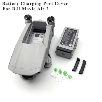 

Dustproof Cover Battery Charging Port Anti-oxidation Cap Terminal Cover and Number Sticker for DJI Mavic Air 2 Drone Accessories