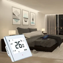 Термостат с сенсорным ЖК-экраном для нагрева воды, Еженедельный программируемый комнатный электронный регулятор температуры 3A 110-230 В