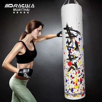 

DRACULA Boxing Training PU Sandbag Empty Punching Bag Gym Fitness MMA Fight Equipment Muay Thai Taekwondo Hanging Kicking Bag