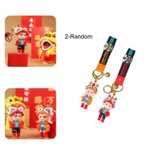 

Beauty Key Holder Ring Hand-crafted Compact 2022 Tiger Year Key Chain Keyring Holder Key Chain