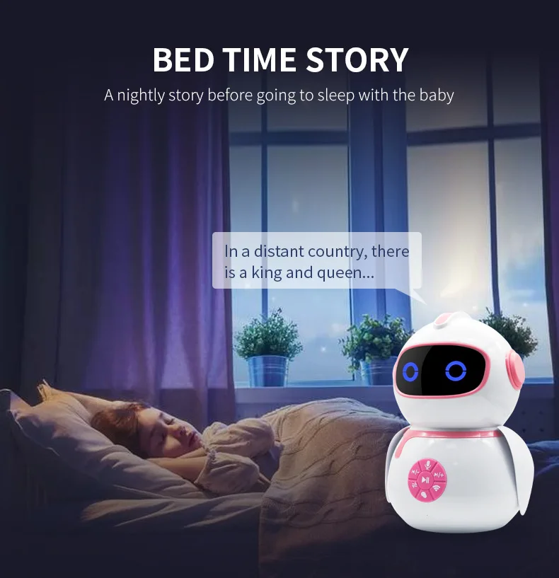 Intelligent children's robot high-tech voice intercom artificial intelligence robot (7)