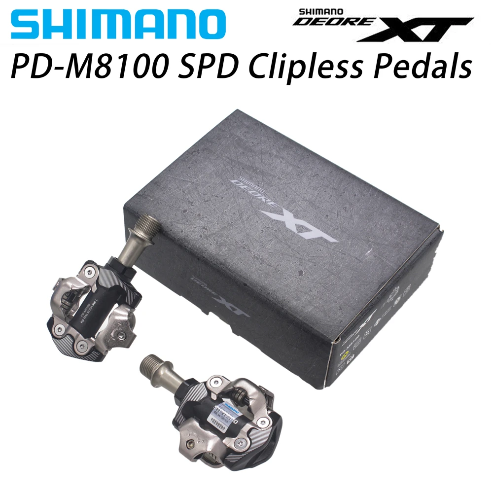 Shimano Deore XT PD M8100 M8120 Горный или Кроссовый велосипед SPD контактные педали самоблокирующиеся педали набор w/Cleat SM-SH51