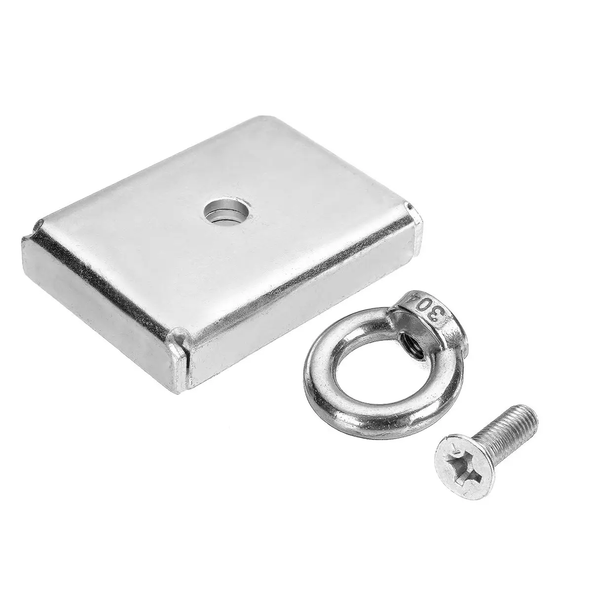 

Hot Strong Salvage Neodymium Iron Boron Magnet Deap Sea Fishing Magnet Recovery Retrieving Treasure Hunting Magnetic Silver 68x4