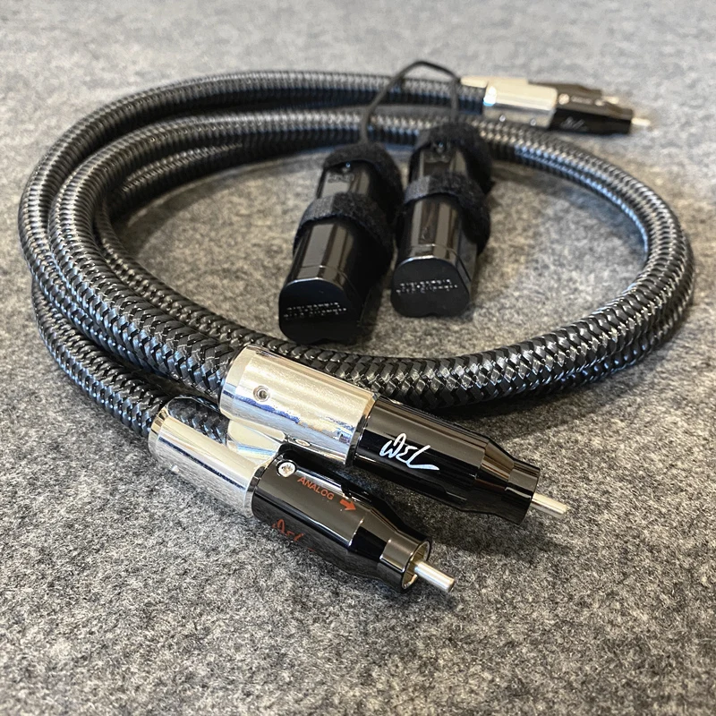 US $162.54 HiFi Audio Line WEL Signature PSS Silver RCA Cable with 72V DBS