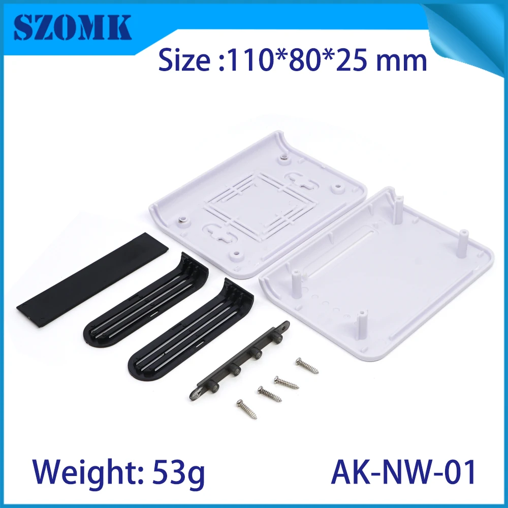 szomk plastic router distribution enclosure box project case for electronics enclosure control housing (14)