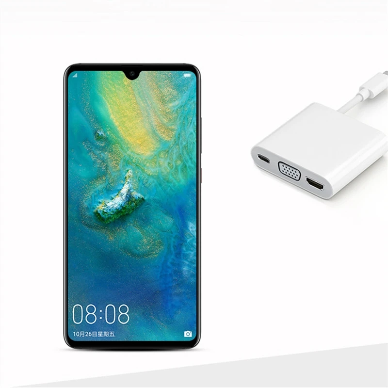 Оригинальная док-станция huawei MateDock 2 применяется к Mate20 Pro X MateBook D X ProE notebook Data type-C конвертер адартер кабель