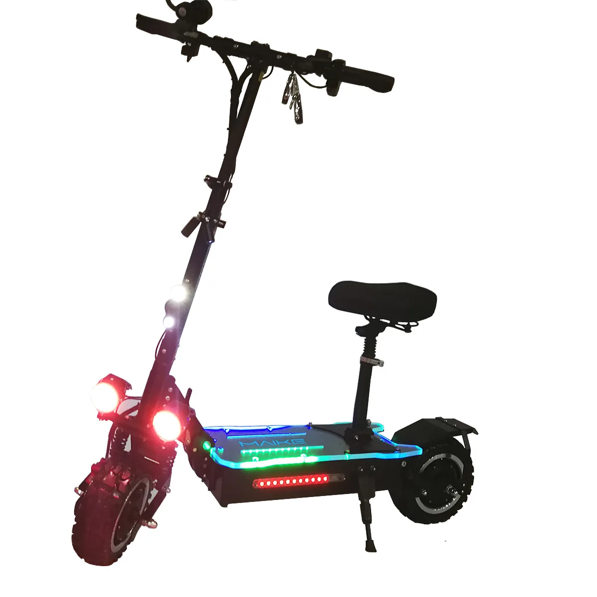 

KK4S MAIKE KK4S 3200W dual motor high speed 90km/h off road fat tire 11 inch electric scooter for adults