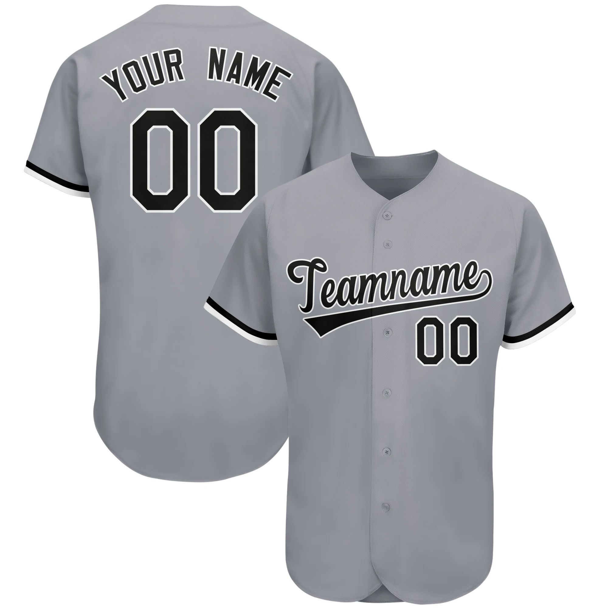 Baseball Jersey Embroidered Team Name/Number Breathable Soft Short-sleeve Hip Hop Streetwear for Men/Women/Youth Big size