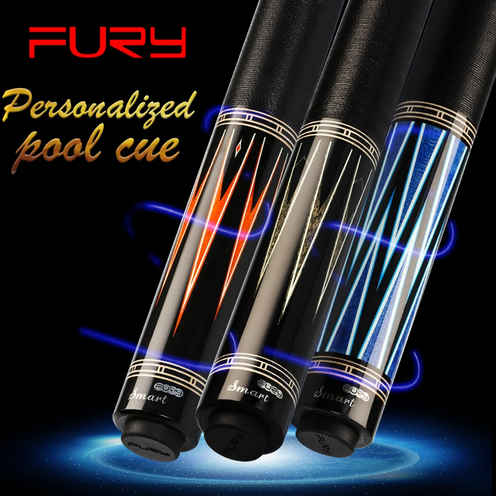 

FURY CL 4-6 Pool Cue Stick Kit Billiard Cue With Case 13mm Tiger Everest Tip High-Quality Hard Maple Decal Technology Billiard