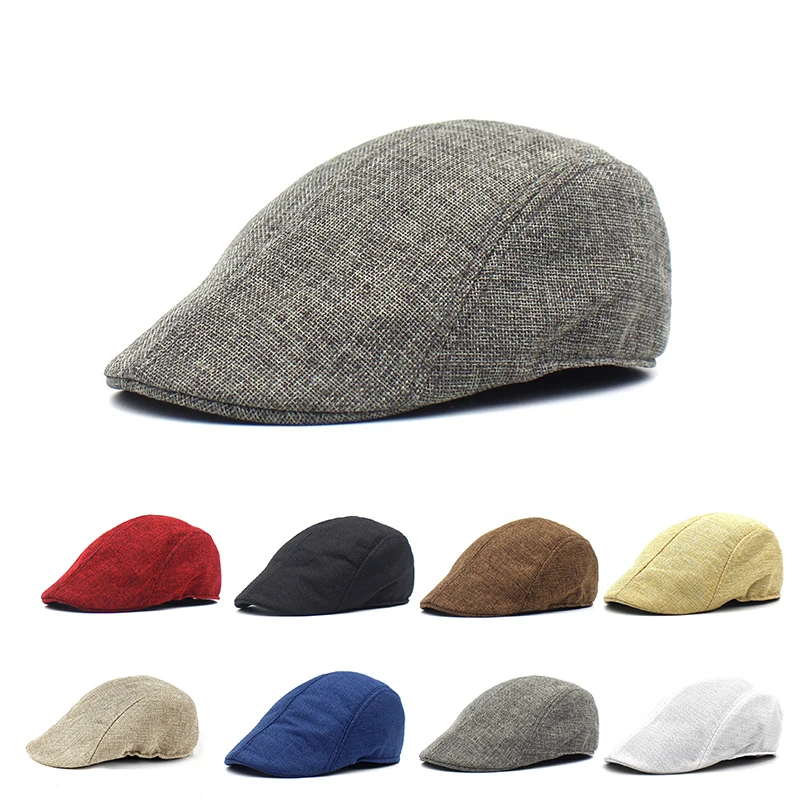 Mens Flat Cap For Women Ivy Cotton Soft 