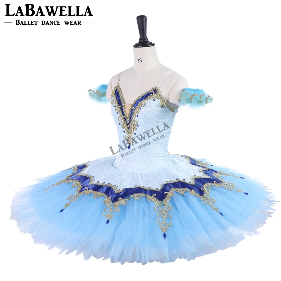 Взрослые Профессиональные балетные пачки синий, La Fille du Pharaon Профессиональный Балетный костюм, Platter Pancake представление TutuBT9255